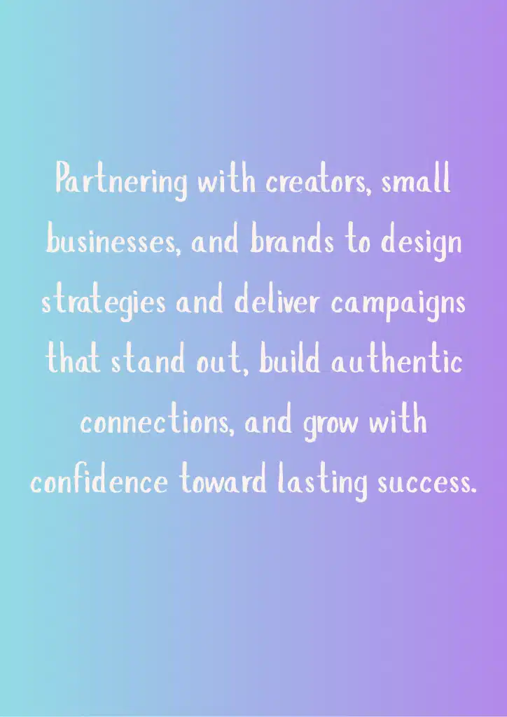 Text image explaining what Harlee does at HSN Marketing Solutions.